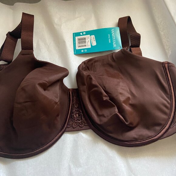 🩷🩷Vanity Fair** Cappuccino Beauty Back Minimizer Bra Size 34G 76080 NWT - Picture 3 of 9